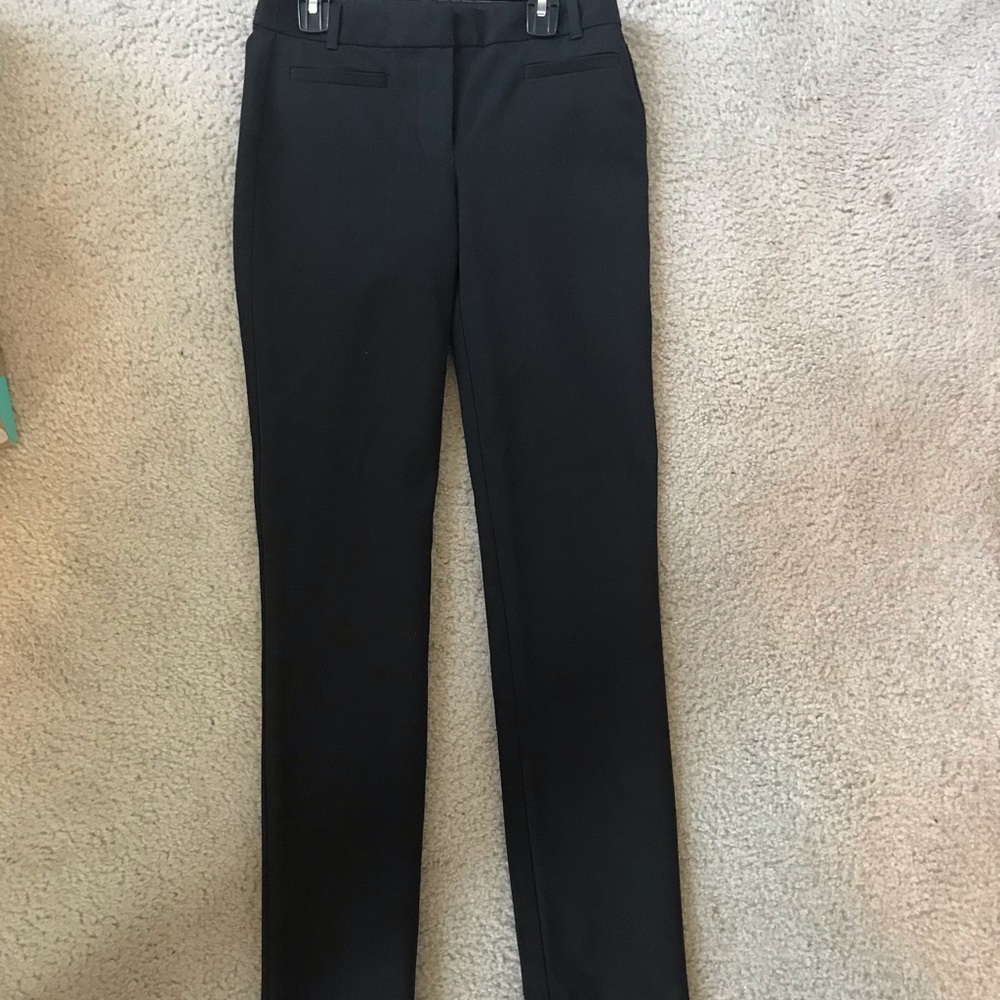 J. Crew 00 regular black, straight leg dress pant